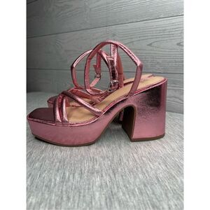 Wild Fable pink platform sandals size 8 new with tag